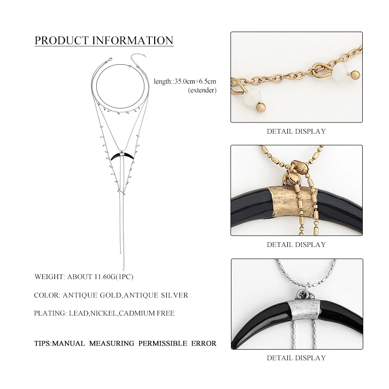 Универсальное многослойное ожерелье в богемском стиле для женщин нежная цепочка