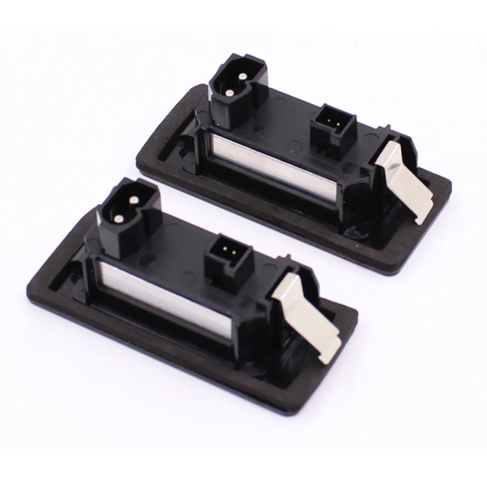 2 шт. ошибок светодиодный номерного знака светильник для BMW E39 E60 E61 E70 E82 E90 E92 24SMD