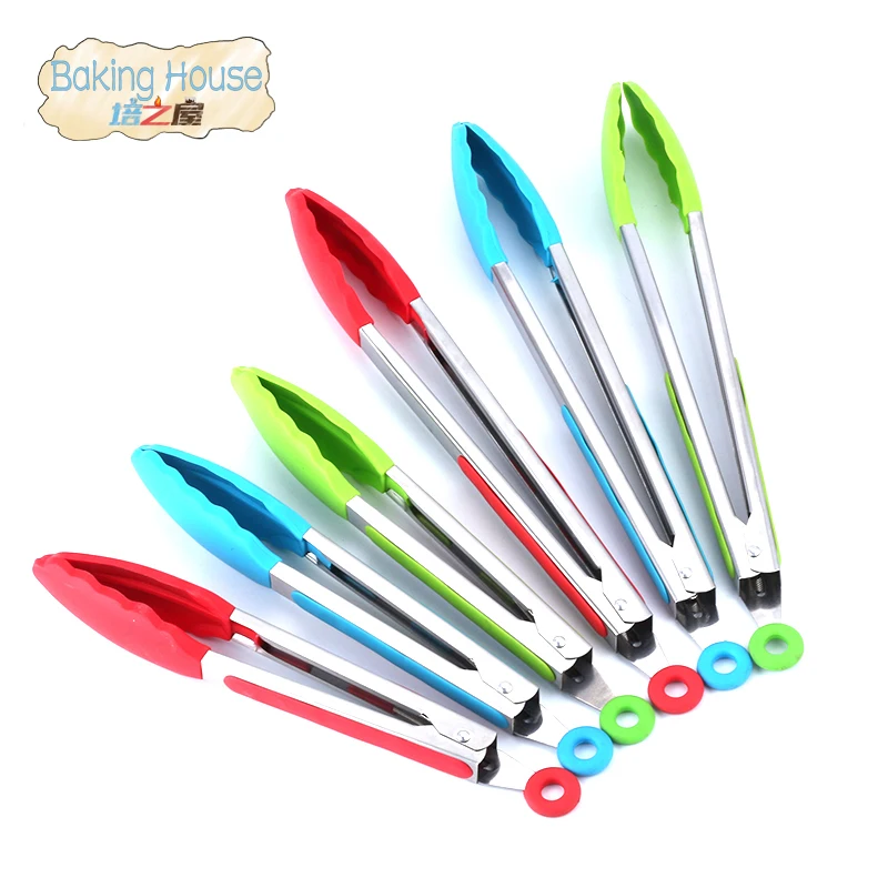 Выпечки дома 2 шт./компл. многофункциональные щипцы для барбекю силиконовый зажим