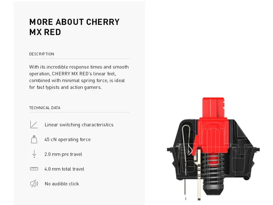 Аутентичный RGB Cherry mx Переключатель 3 pin механическая клавиатура скорость серебро бесшумный красный синий розовый переключатели