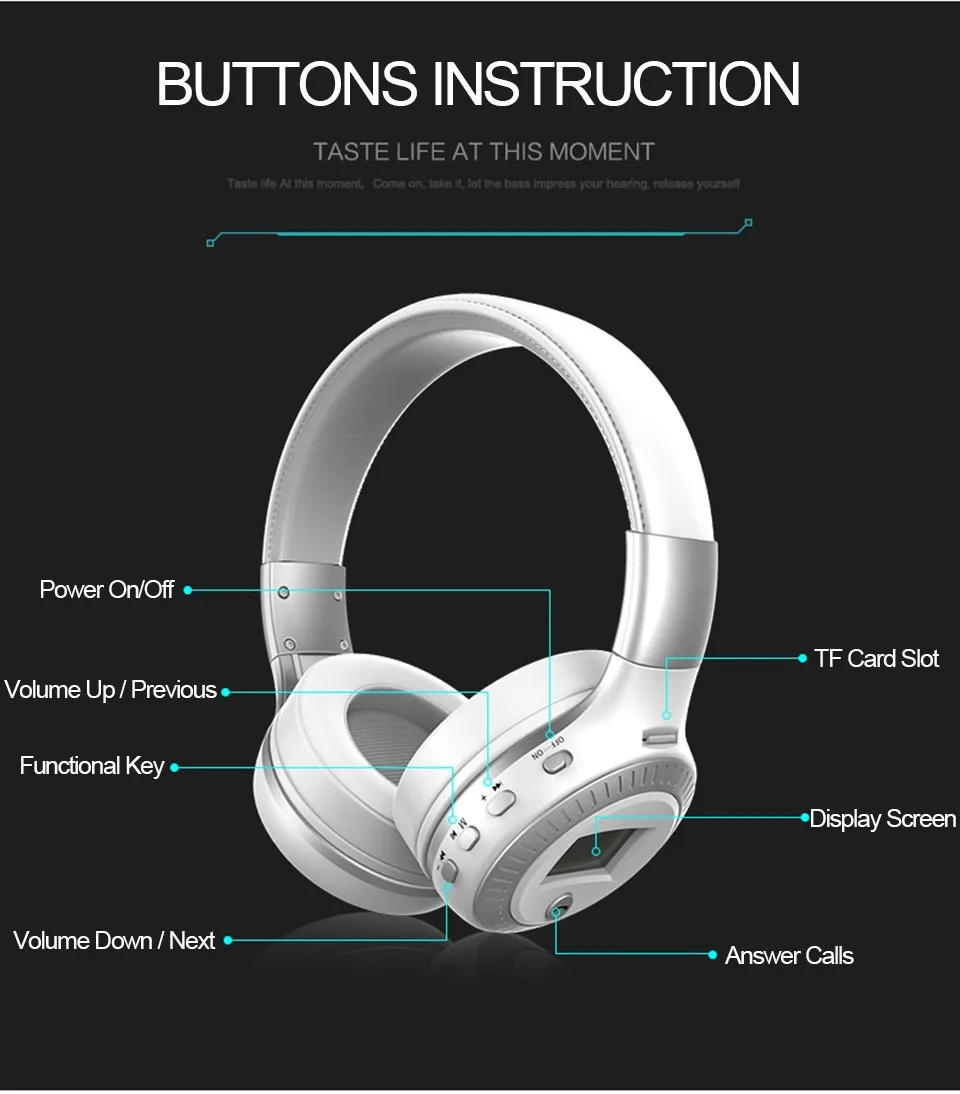Новые свободные руки стерео телефон Bluetooth наушники с микрофоном беспроводные
