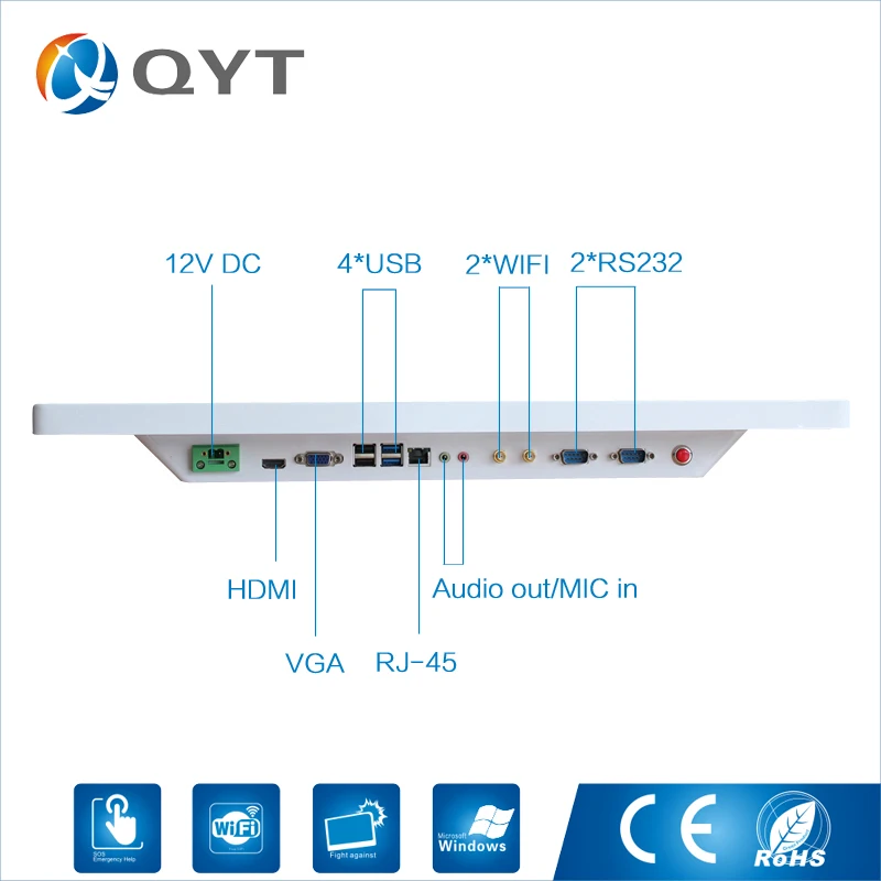 

Competitive Price intel i3 6100U Wince Oem Wall Hanging All In One Touch Screen Industrial Computer