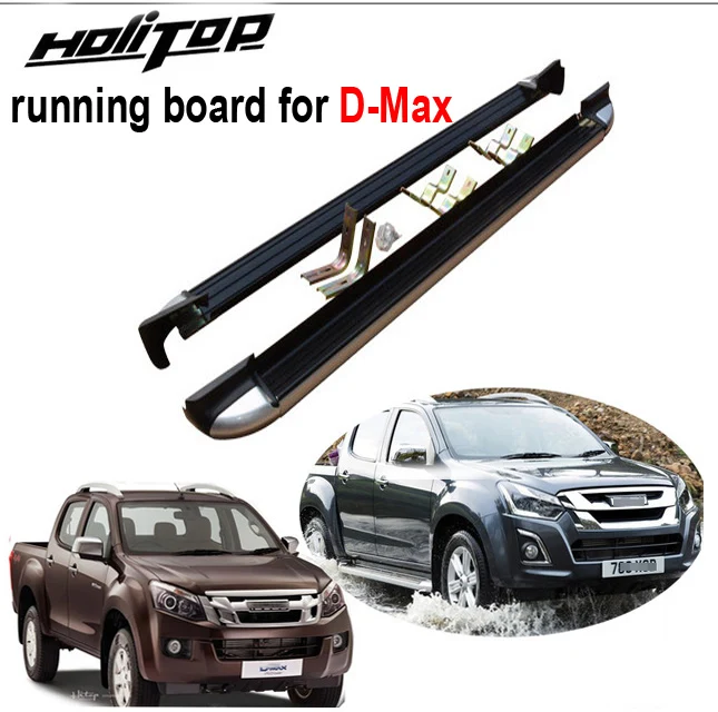 Новейший боковой шаг nerf бар педали ходовая доска для Isuzu D-Max, оксидированный алюминий, поставляемый ISO9001 завод, горячая Распродажа в Китае