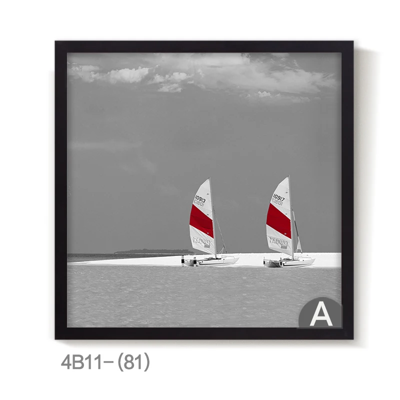 2018 Hot sell scenery Art printing poster wall decorative painting Smooth sailing Bright No Framed modern living room home decor | Дом и сад