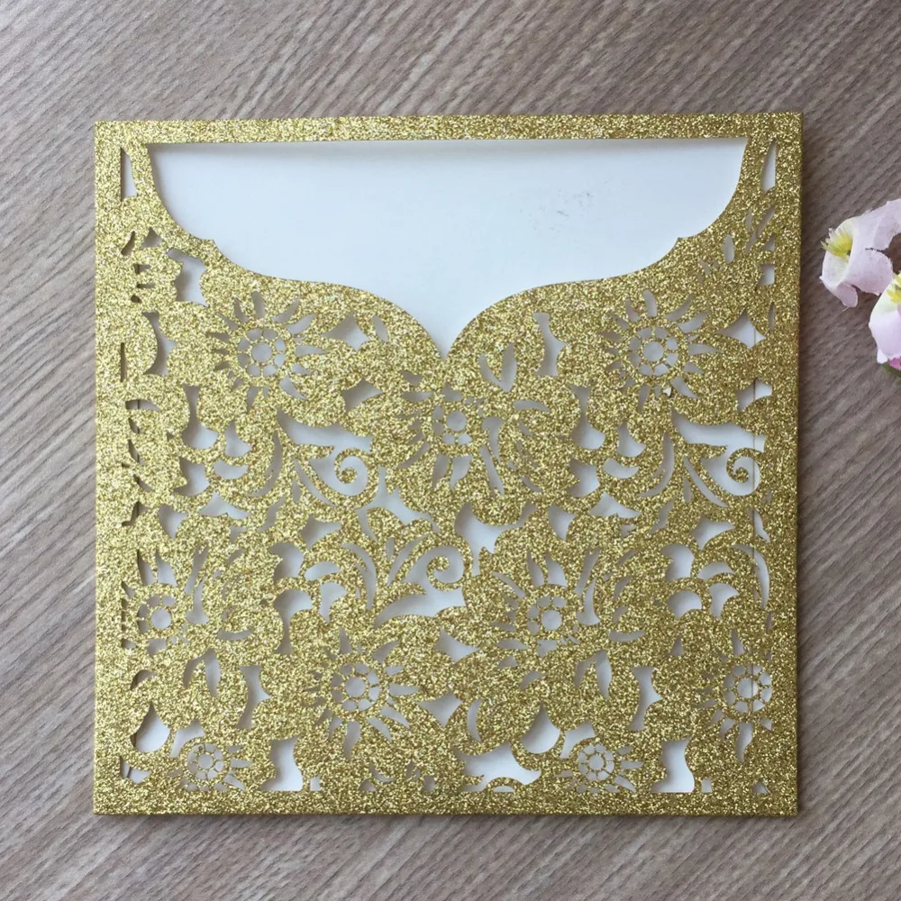 40 шт. Новое поступление блестящая бумага серебристого цвета розового золота с