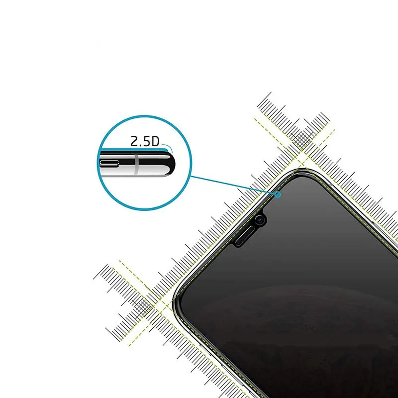Лучшее закаленное стекло 9H для полной конфиденциальности для iPhone X XS MAX XR 6 6S 7 8 Plus антишпионское бликовое Защитное стекло для экрана высокой четкости