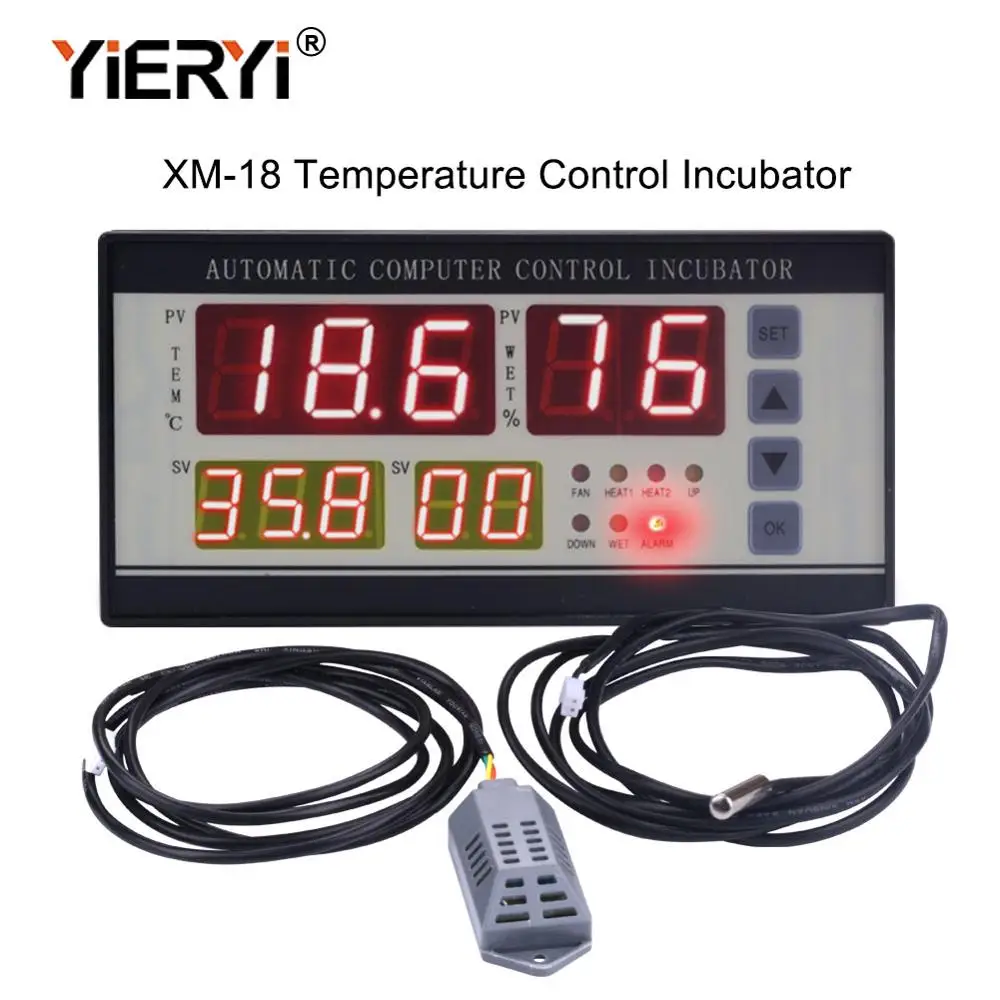 Yieryi новый бренд XM 18 контроллер зонда инкубатор многофункциональный