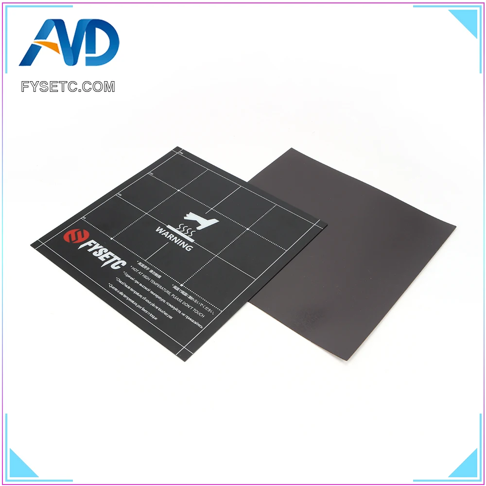 Винтовка Magnetik Heatbed 2 в 1 с клейкой основой 3M 220x220 мм для Wanhao i3 Anet A8 A6 Ender 5|Детали и