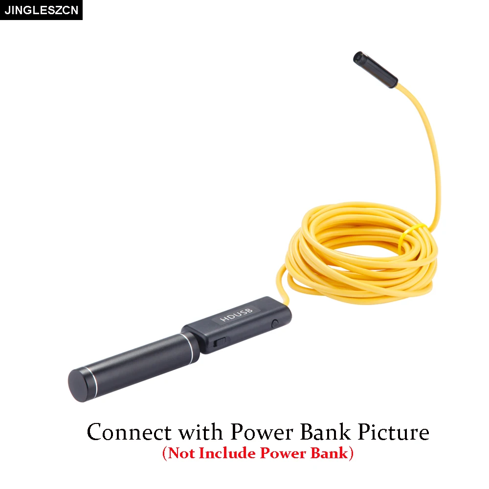 Jingleszcn Беспроводной HD USB эндоскопа 9 мм объектив 2 м 5 10 проводных Wi Fi Камера