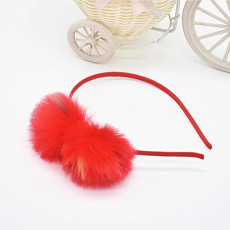 Милая Красивая повязка для волос девочек на голову с заячьими ушками большой