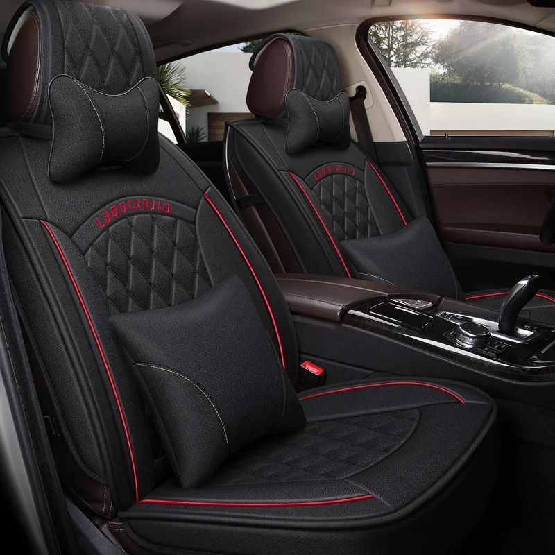 Чехлы на автомобильные сиденья универсальные льняные подушки для автомобилей Benz