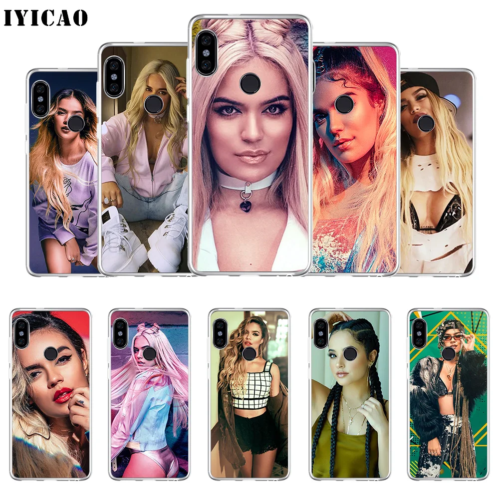 Мягкий силиконовый чехол для телефона IYICAO Latin singer Karol G Xiaomi Redmi 4A 5A 6A Note 7 6 5 Pro Plus 4X Prime