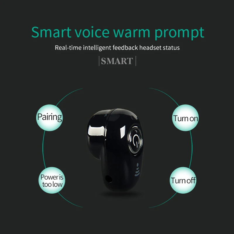 S650 Mini Bluetooth наушники Спортивные Беспроводные гарнитура с микрофоном невидимые