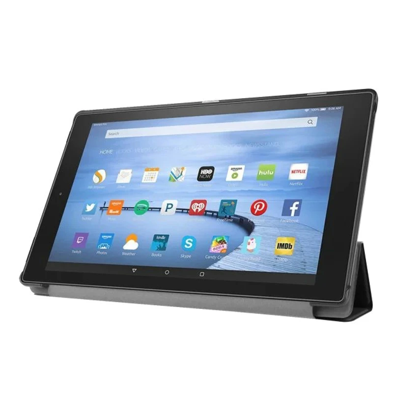 Ультра Тонкий Магнитный Роскошный кожаный чехол-книжка с подставкой + 1x Защитная