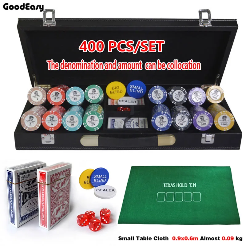 200/300/400 шт./компл. 15 5 г АОМ фишки для покера наборы глины Casino Chips в форме фишек