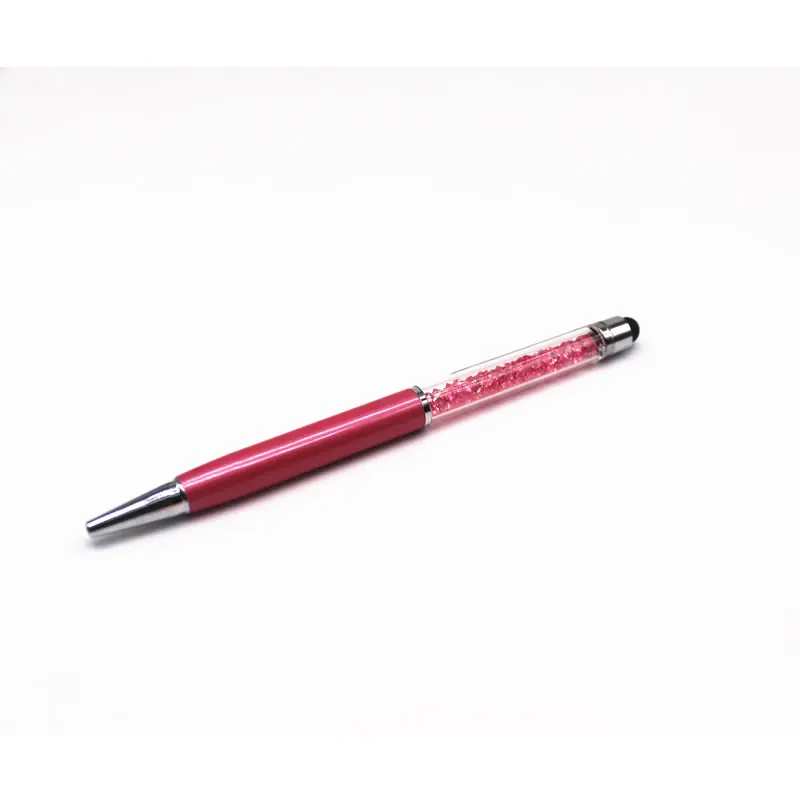 Ballpoint pen 1 шт/) гелевая ручка Креативные Кристальные алмазные шариковые ручки Канцелярские Шариковые Ручки стилус ручка для сенсорного экрана жирная черная заправка - Цвет: Ballpoint pen