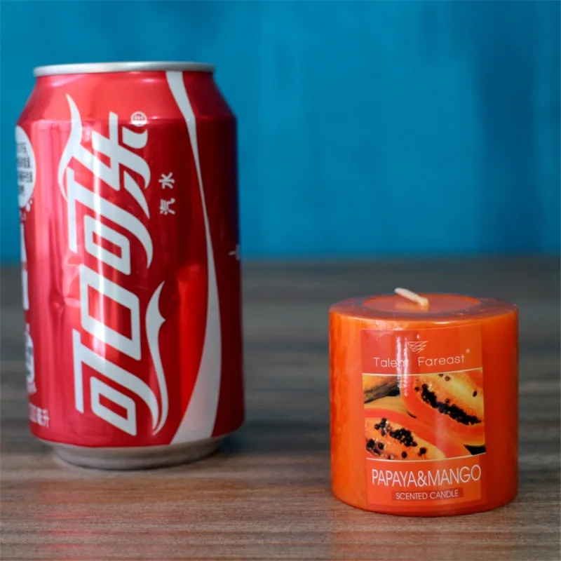 5x5cm Orange Декоративные свечи Mariage Bougies Et Chandelles Velas Парфюмерия день рождения для свадеб букеты ароматические свечи JKK090 - Цвет: 5x5cm Orange