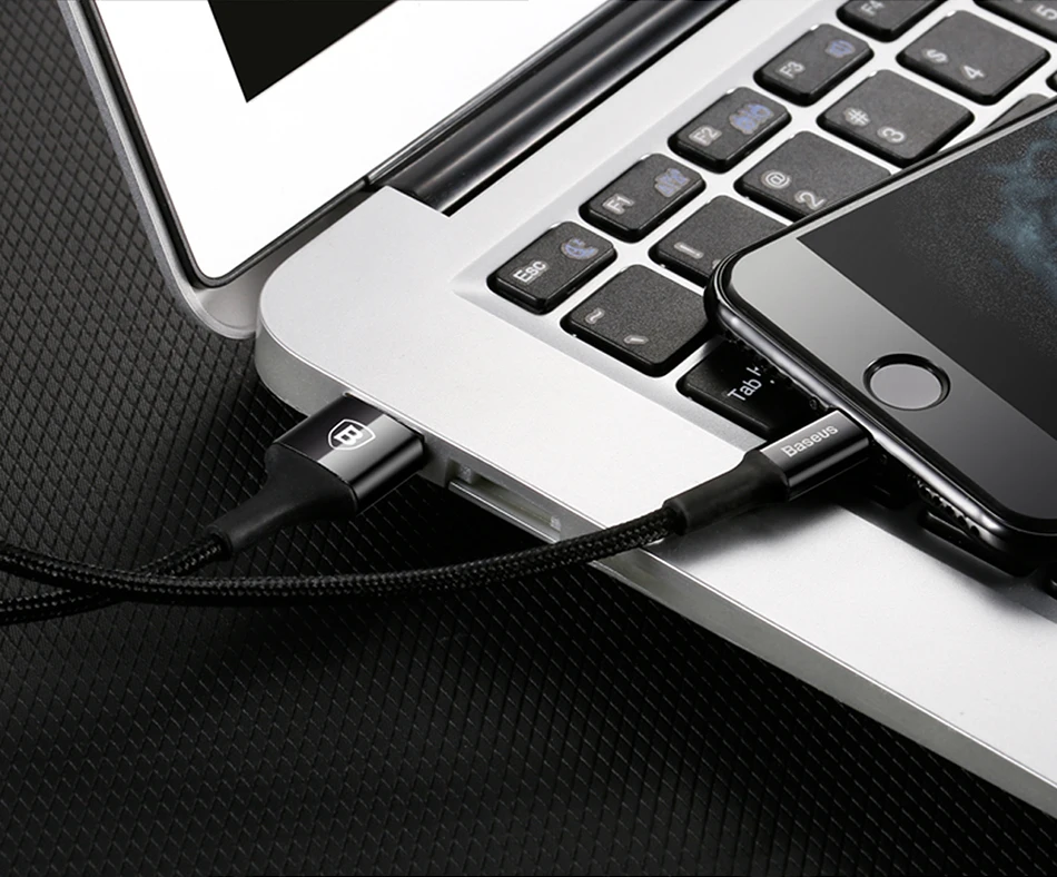 Usb-кабель для зарядки Baseus для iPhone X, 8, 7, 6, кабель для быстрой зарядки для iPad, iPhone, usb-кабель для зарядки, кабель для передачи данных