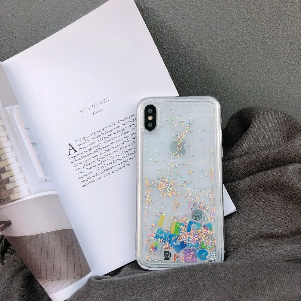 Забавные мобильные приложения икона шаблон чехол для телефона iphone XS MAX XR 7 8 плюс