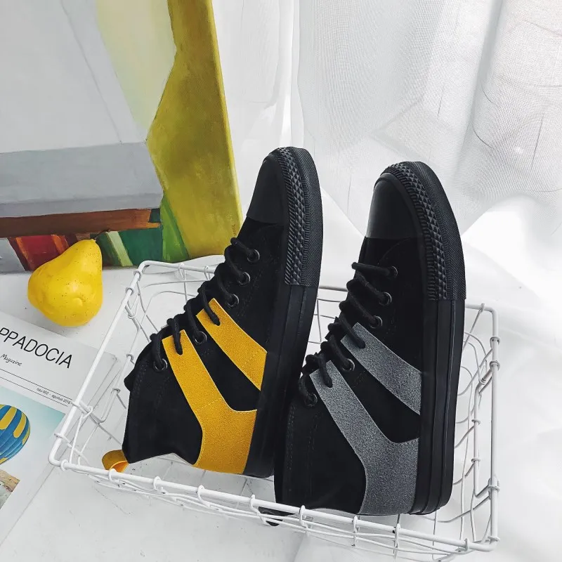 Для мужчин Strees обувной моды ретро кроссовки на платформе Европейский дышащая