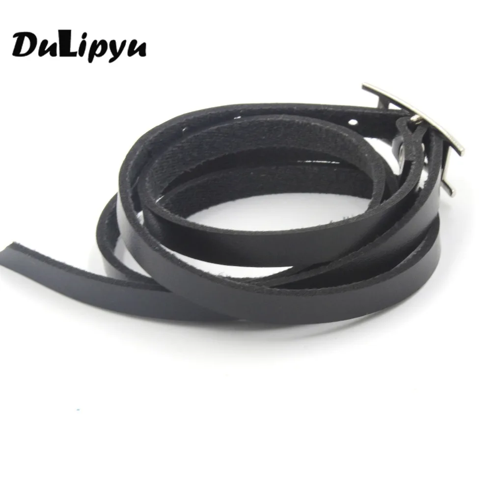 12pc/lot Cool Multi-layer PU Leather Belt H buckled Black White Coffee Bracelet JW008 | Украшения и аксессуары