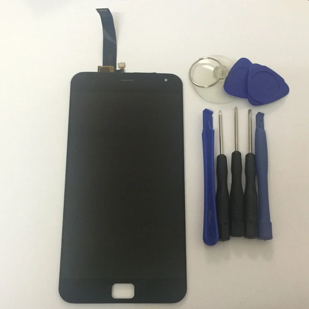 Для Meizu MX4 Pro черный/белый сенсорный экран дигитайзер сенсор + ЖК-дисплей монитор