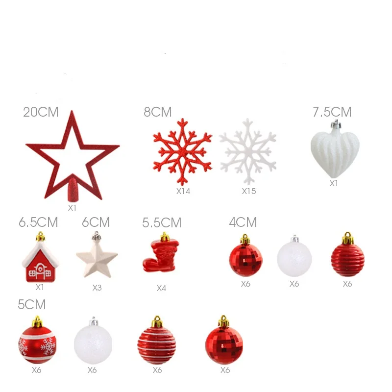 Adornos Navidad натальные шары из полистирола, шары для рождественской елки, украшения для рождественской елки, рождественские шары