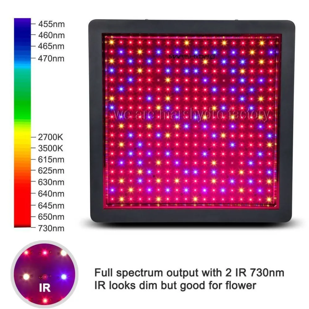 Светодиодный светильник Mars Hydro II для выращивания растений 1600 вт|led grow light|grow