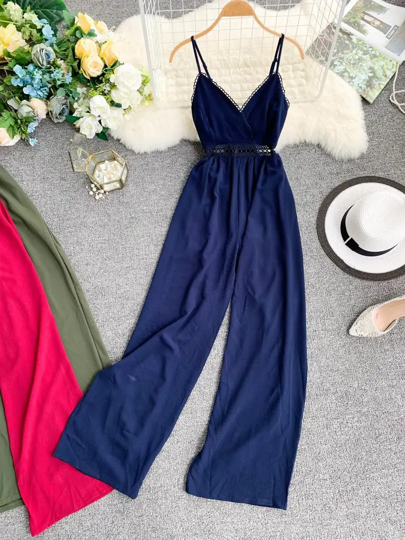 2019 новые модные женские комбинезоны в отпускном стиле ретро сексуальный