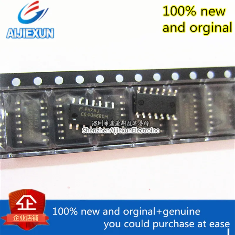 10 шт. 100% новый и оригинальный CD4066BCM CD4066 Quad Двусторонний переключатель SOP14 в
