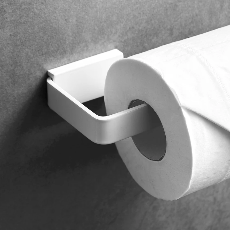 Держатель для туалетной бумаги для ванной комнаты, черный настенный держатель для туалетной бумаги EL9306