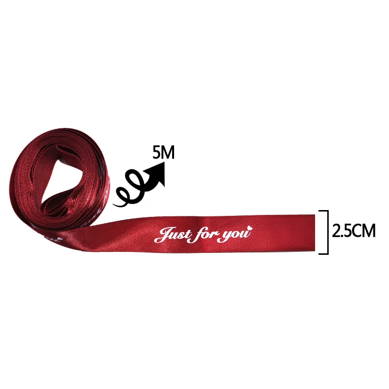 5 м печатная полиэфирная лента для дней рождения товары вечеринок сделай сам лук