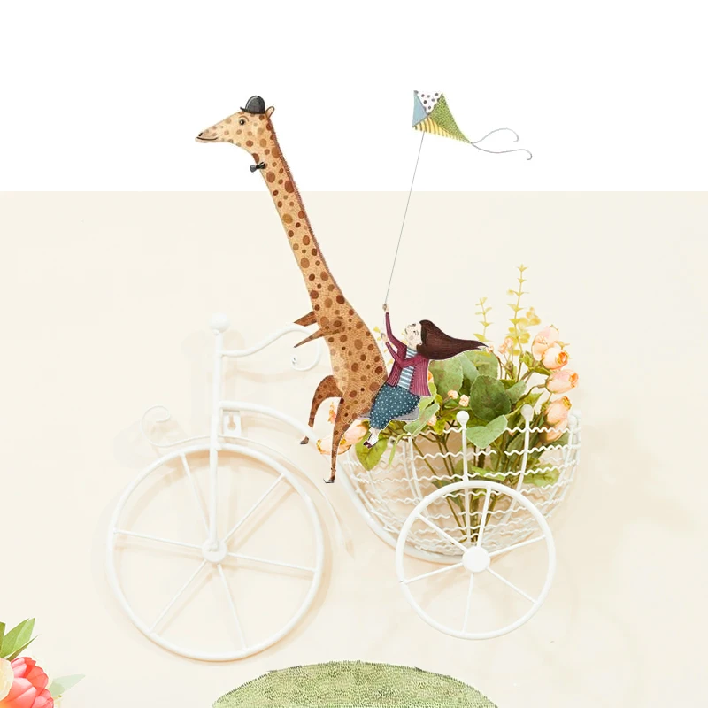 Европейские садовые настенные фрески украшения для дома железная подвеска