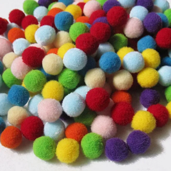 50 шт. мягкий шарик помпон помпоны для раннего обучения креативная Ручная работа