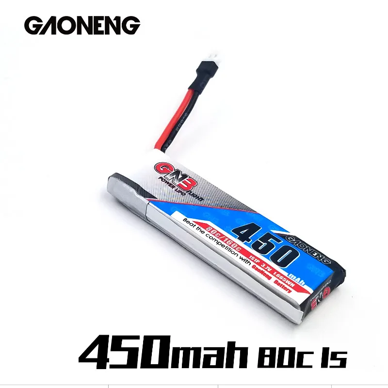 3 шт. GNB 450 мАч 7 в 80C/160C литий-полимерный аккумулятор с разъемом PH2.0 для Betafpv snapper K110