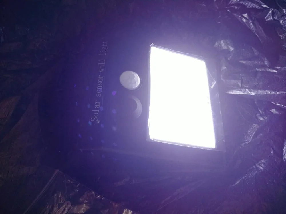 Светодиодный датчик движения PIR на солнечной батарее настенный светильник 12/16/20