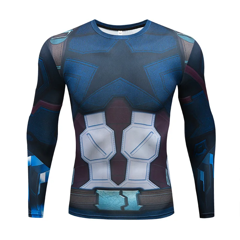 Футболки &quotЖелезный человек&quot &quotКапитан Америка&quot &quotТор&quot косплей мужской