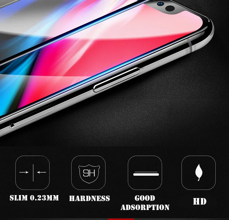 OLAF Full Screen Protective Tempered Glass for iphone X 7 8 Plus 9H Protector Film 6 6s Toughened | Мобильные телефоны и