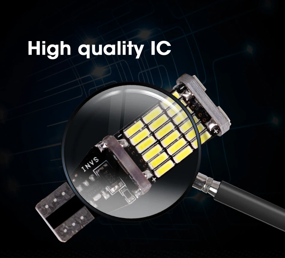 Carlitek 2 шт. светодиодные лампы T15 T16 W16W 45SMD 4014 Автомобильные светодиодные фонари заднего хода задняя светильник лампы 12V 6000K белый авто сигнальная лампа светильник Инж
