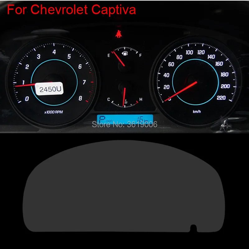 TOMMIA для Chevrolet Captiva 09-17 Защитная пленка экрана HD 4H приборной панели против царапин |