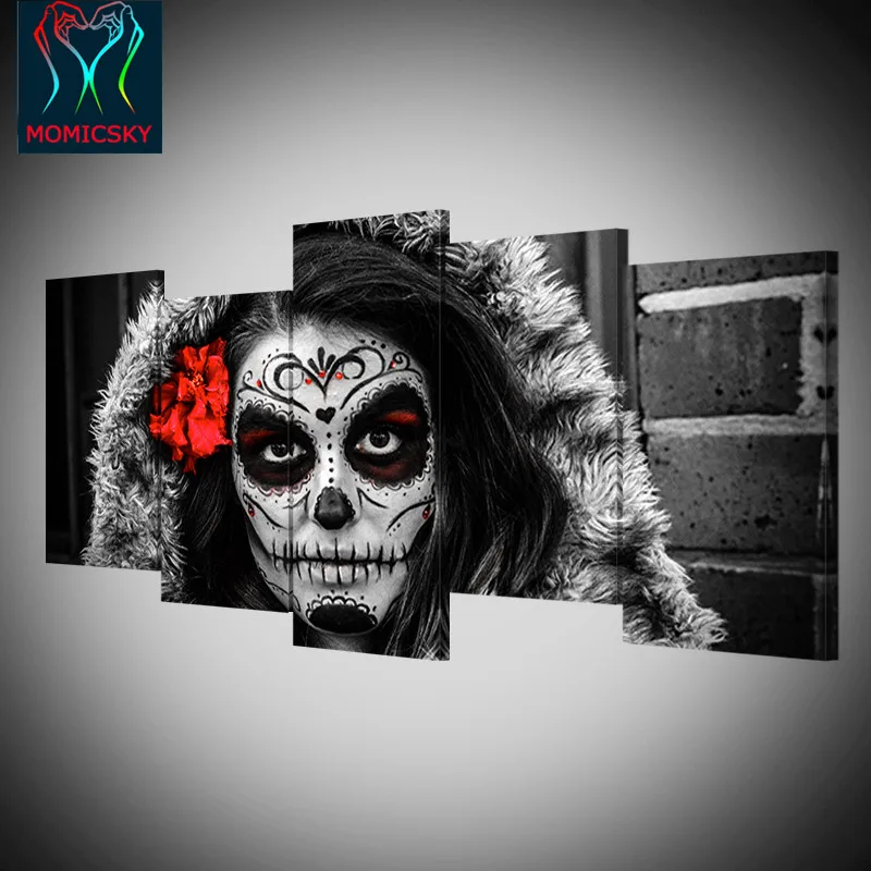 Artryst бренд День мертвых женщина портрет картина для гостиной стены 5 холст