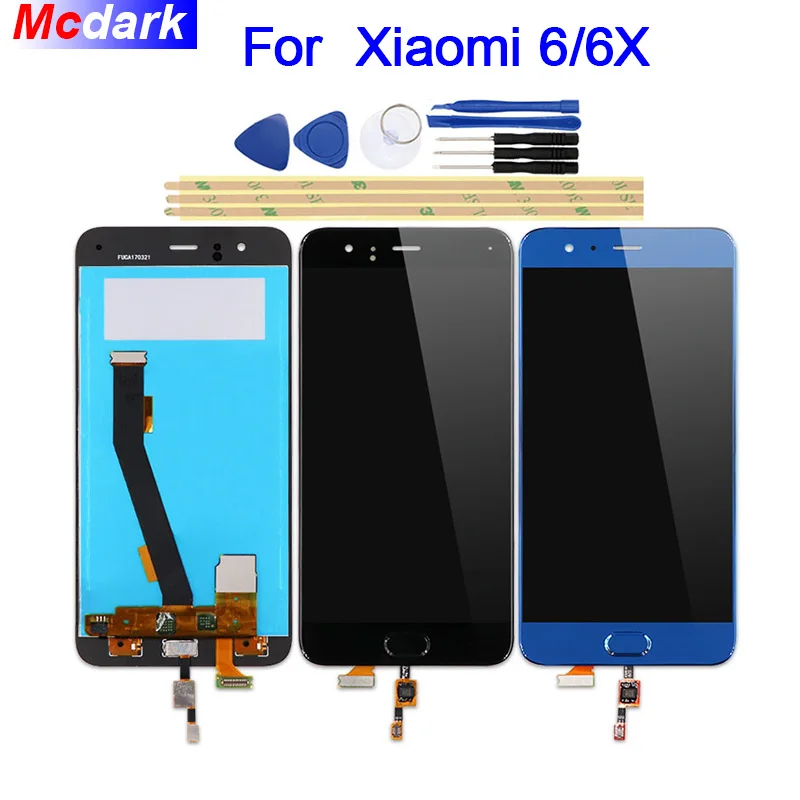 ЖК дисплей и сенсорный экран Mcdark для Xiaomi A2 6X дигитайзер в сборе Замена +