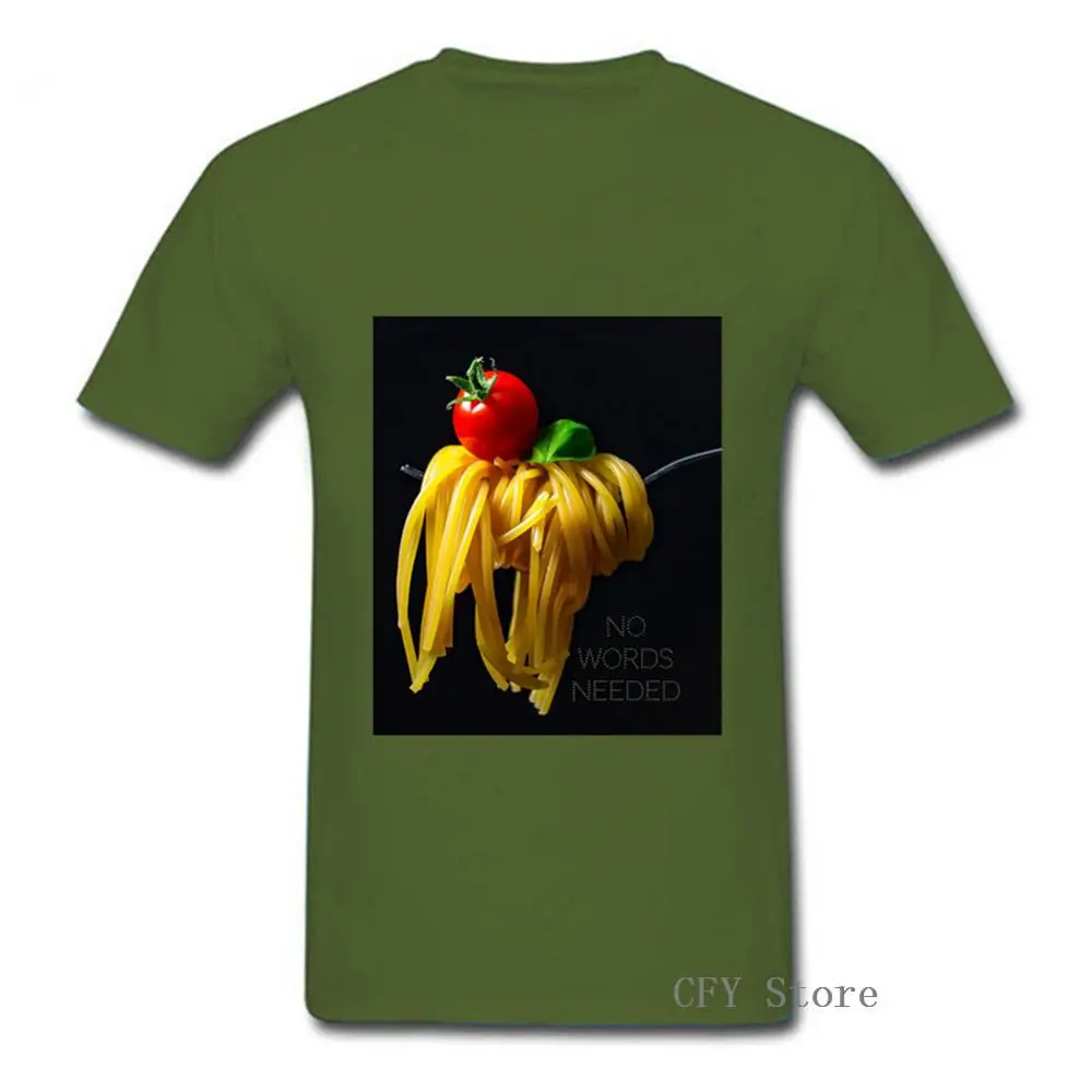 Итальянская лапша без слов необходимых футболка для мужчин 2019 летняя одежда в