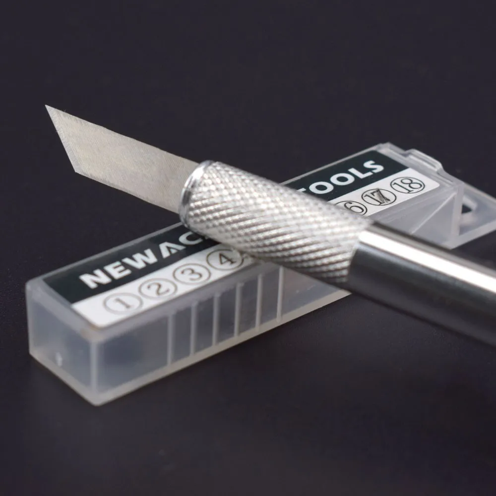 NEWACALOX 80 шт. 8 различных лезвий из нержавеющей стали Искусство хобби нож резьба по дереву инструменты ремесла скульптуры инструмент гравировка PCB ремонт