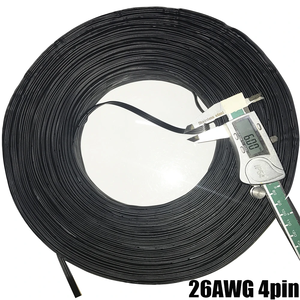 Специальный мягкий высокотемпературный силиконовый кабель 26AWG 3P 4P 8P
