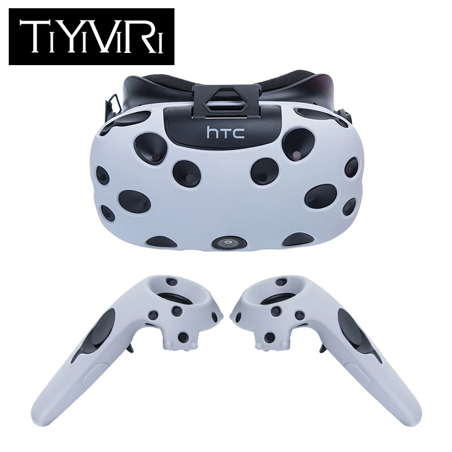 Для htc Vive гарнитура VR силиконовый чехол VR очки шлем контроллер ручка чехол кожа оболочка Виртуальная реальность аксессуары