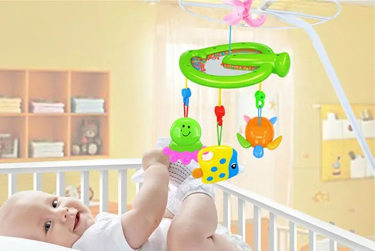 2016 NEW Cute Fish model Baby Stroller Bell Bed Toys Safety Quality Best Price | Мать и ребенок