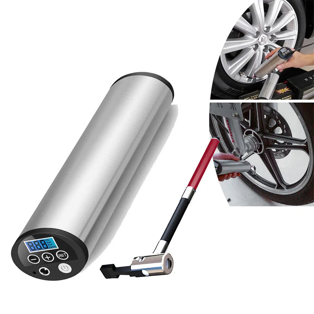 12V электрический мини воздушный компрессор шины надувной 150PSI перезаряжаемый