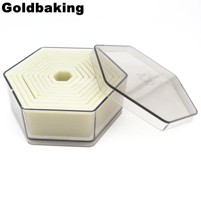 9 шт шестигранное печенье форменное резак для печенья набор|cookie cutter set|cookie cutterbiscuit