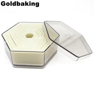 Набор из 9 шестигранных формочек для печенья